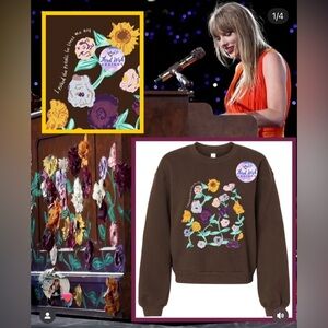 Taylor Swift Acoustic Set Piano Sweatshirt